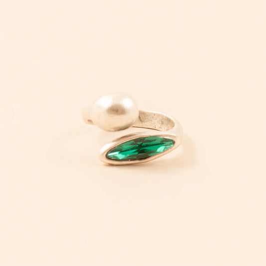 Kennedy Ring - Green Crystal