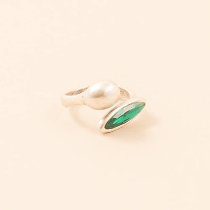 Kennedy Ring - Green Crystal