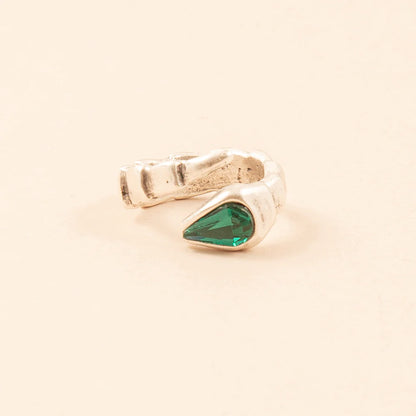 Tahlia Ring Green Crystal