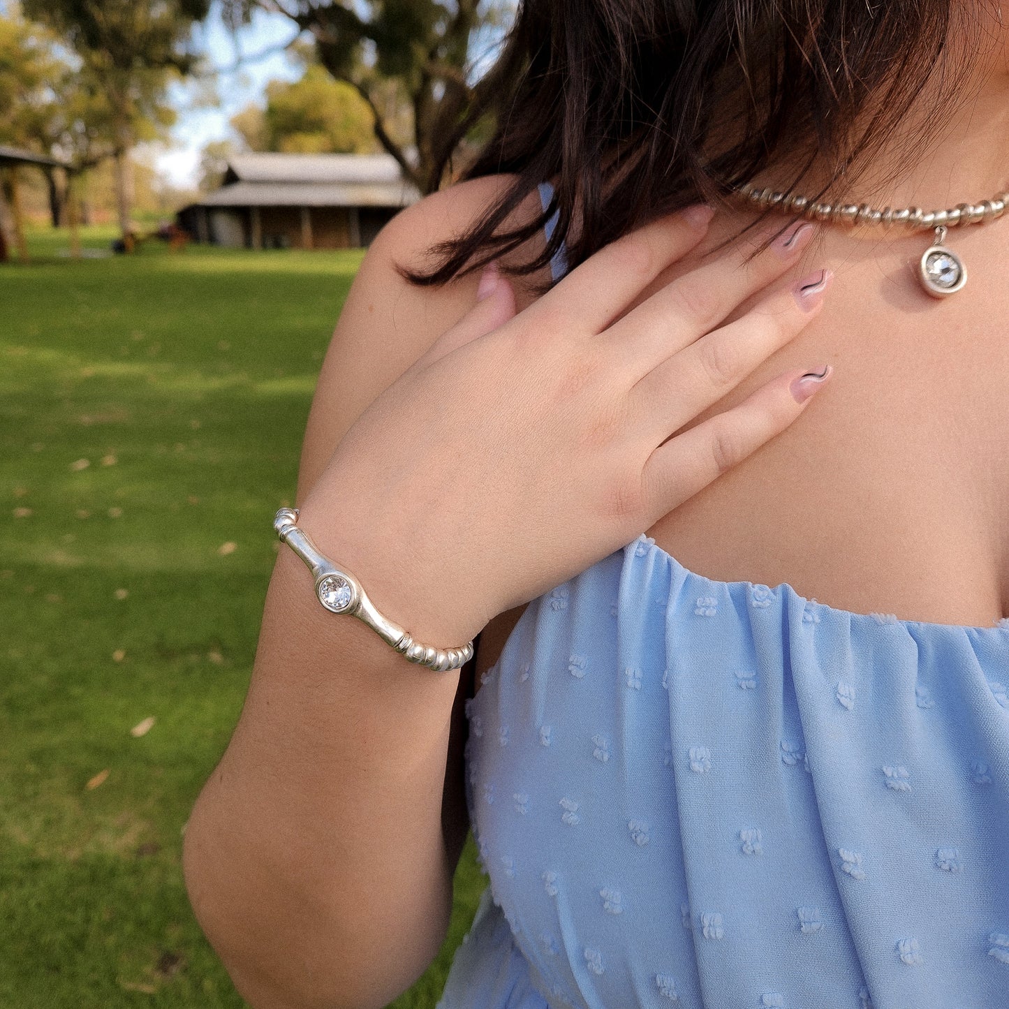 Emblyn Bracelet Clear Crystals